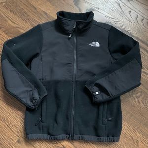 Kids Black North-face Fleece
